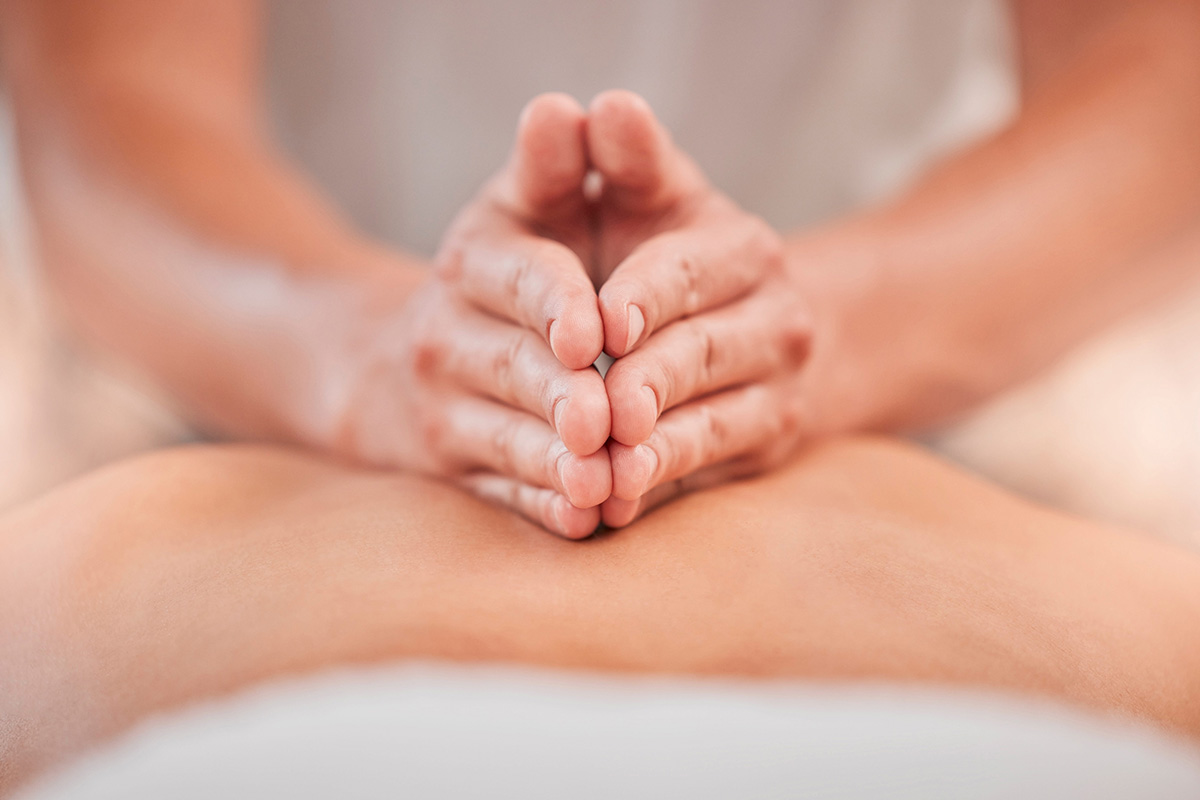 Sports massage treatment.